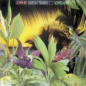 Image of Front Cover of LP - VG/VG - LONNIE LISTON SMITH, Lovelands (Columbia; 82837, UK 1978), Light marks only to disc. Sleeve has minor creasing and minor sticker damage,  - 2526045E