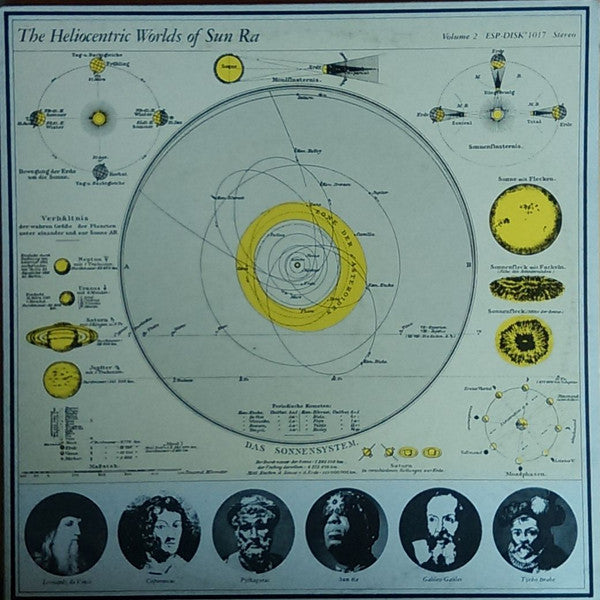Image of Front Cover of LP - VG+/VG+ - SUN RA, Heliocentric Worlds vol 2 (Base/ESP; ESP 1017, Italy 1981 Reissue, Stereo, White Label With Black Print), ,  - 2826115E