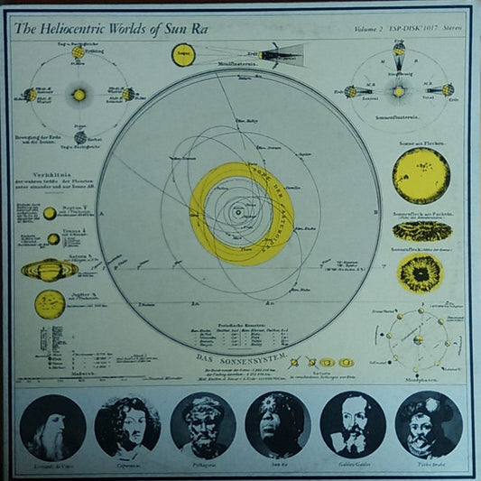 Image of Front Cover of LP - VG+/VG+ - SUN RA, Heliocentric Worlds vol 2 (Base/ESP; ESP 1017, Italy 1981 Reissue, Stereo, White Label With Black Print), ,  - 2826115E