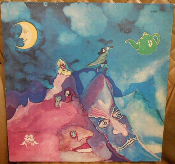 Image of Back Cover of LP - VG/VG - GONG, Radio Gnome Invisible Part 1 - Flying Teapot (Virgin B&W Drawing; V2002, UK 1973, Gatefold), Strong VG - Hairlines, edge wear,  - 2546007S