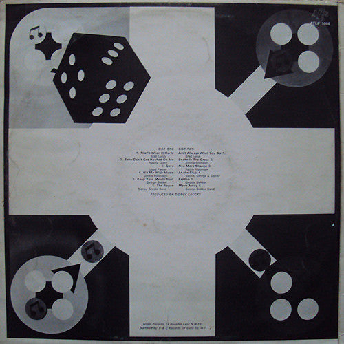 Image of Back Cover of LP - VG+/EX - VARIOUS ARTISTS, Musical Consortium (Attack; ATLP-1008, UK 1974, Laminated Front Sleeve), Light ringwear on sleeve.,  - 2746126S