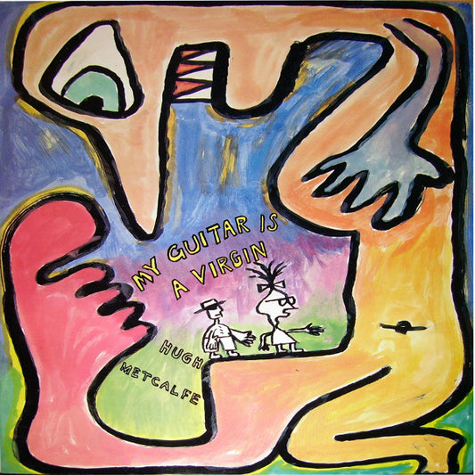Image of Front Cover of LP - VG+/VG+ - HUGH METCALFE, My Guitar Is A Virgin (Klinker Zoundz; KZ8803, UK 1988, Experimental Free Improv), ,  - 2046034S