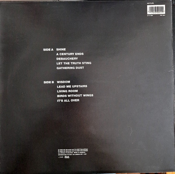 Image of Back Cover of LP - VG/VG - DAVID GRAY, A Century Ends (Hut; HUTLP9, UK 1993, Insert), Strong VG,  - 3626290E
