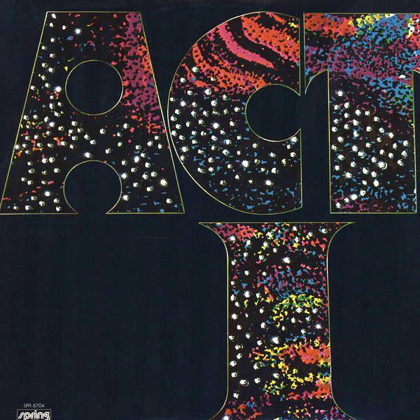 Image of Front Cover of LP - VG/G+ - ACT 1, Act 1 (Spring Records; SPR 6704, Spring Records    SPR-6704, US 1974, Pasteback Sleeve), Quite a few light marks to disc. Shelf/edge wear to sleeve.,  - 3916505C