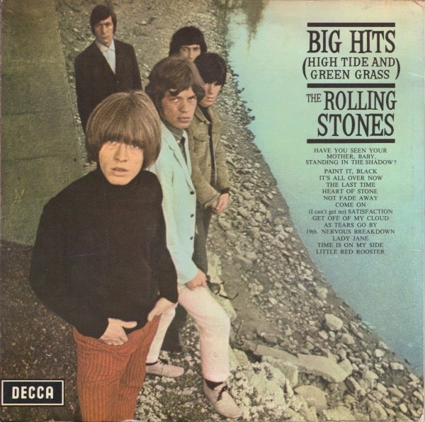 Image of Back Cover of LP - G+/G - THE ROLLING STONES, Big Hits (High Tide & Green Grass) (Decca Light Blue Unboxed; TXL101, UK 1966, Gatefold, Stapled In Booklet, Mono 1st Press), ,  - 1926022E