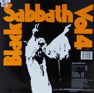 Image of Back Cover of LP - VG/VG+ - BLACK SABBATH, Black Sabbath, Vol. 4 (NEMS; NEL 6005-4, UK 1985 Reissue, Barcode), Still partially in shrinkwrap, edge wear on open edge,  - 4246348S