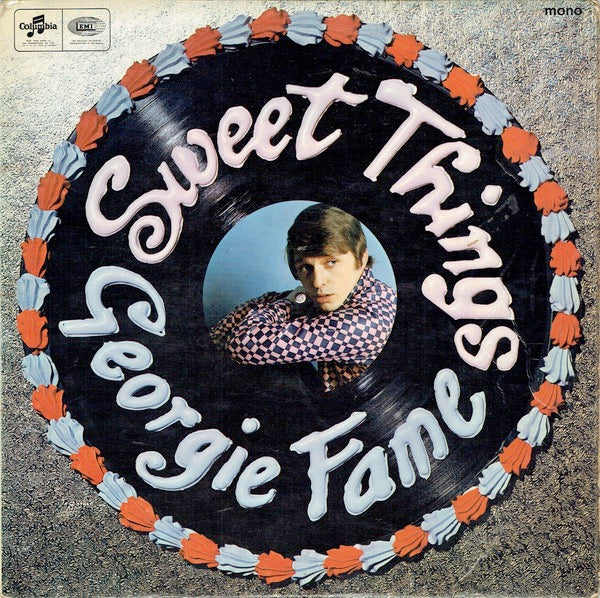 Image of Front Cover of LP - VG+/VG - GEORGIE FAME, Sweet Things (Columbia Blue/Black; SX6043, UK 1966, Laminated Flipback Sleeve, Mono), ,  - 4126145E