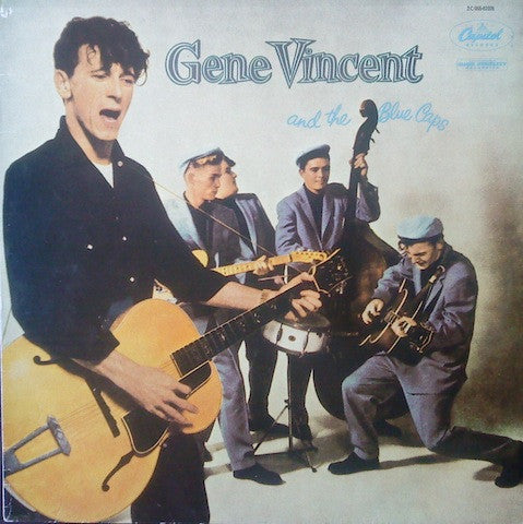 Image of Front Cover of 2625248E: LP - GENE VINCENT AND THE BLUE CAPS, Gene Vincent and the Blue Caps (Capitol ; T811, France 1976 Reissue)   G+/G+