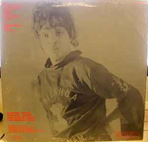 Image of Back Cover of LP - VG/VG+ - ALAN VEGA, Collision Drive (Celluloid; ILPS 9692, UK 1981, Black Inner), Edge and Ring Wear,  - 3546173S