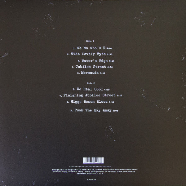 Image of Back Cover of LP - VG/G+ - NICK CAVE AND THE BAD SEEDS, Push The Sky Away (Bad Seed Ltd.; BS001V, Europe 2013, Textured Sleeve, Inner, 180 Gram Vinyl), Long hairline marks/Scuffs, Most likely from inner. ,  - 3716056C