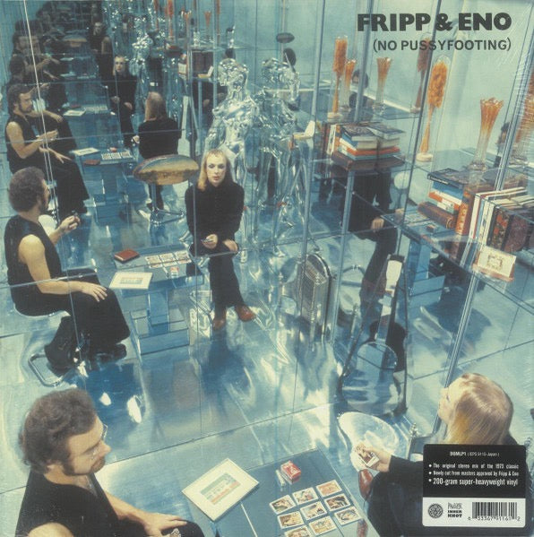 Image of Front Cover of 1834218E: LP - FRIPP & ENO, (No Pussyfooting) (DGM; DGNLP1, UK 2014 Reissue, Gatefold, Inner, 200 Gram Vinyl)   NEW/NEW