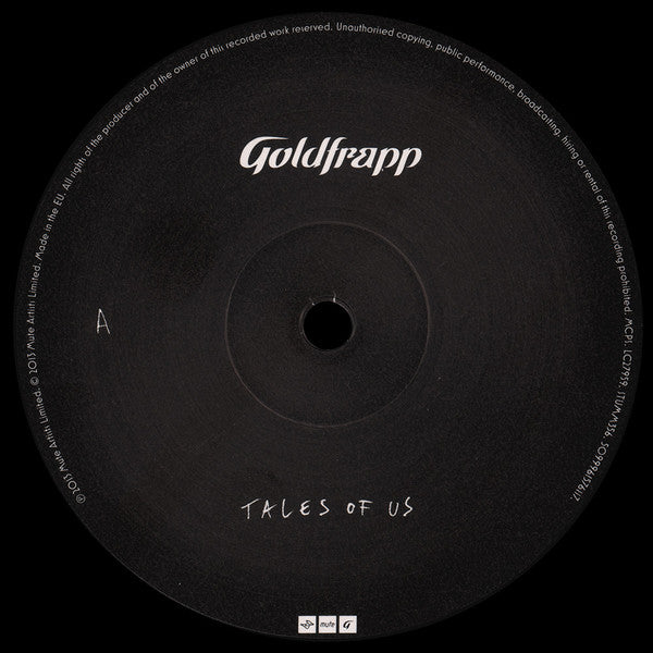 Image of Label Cover of LP - VG+/EX - GOLDFRAPP, Tales Of Us (Mute; STUMM356, UK 2013, Gatefold, Inner & Insert, Poster, With CD), Seal opened instore, still in hype stickered shrinkwrap. Creasing and indents to sleeve.,  - 3426172E