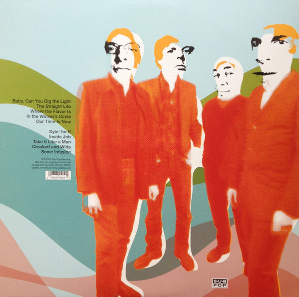 Image of Back Cover of LP - EX/EX - MUDHONEY, Since We've Become Translucent (Sub Pop; SP555, US 2002, Gatefold, Clear Vinyl), ,  - 1046171S