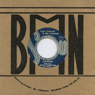 Image of Front Cover of 2424284E: 7" - LLANS THELWELL & HIS CELESTIALS, Jive Samba / Pick Up The Pieces (Soul / BMN; DSR-RN7-02, Japan 2013 Reissue, Company Sleeve)   EX/VG+