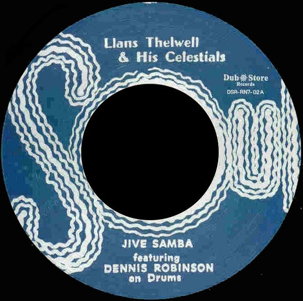 Image of Label Cover of 2424284E: 7" - LLANS THELWELL & HIS CELESTIALS, Jive Samba / Pick Up The Pieces (Soul / BMN; DSR-RN7-02, Japan 2013 Reissue, Company Sleeve)   EX/VG+