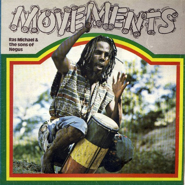 Image of Front Cover of 4744143S: LP - RAS MICHAEL & THE SONS OF NEGUS, Movements (Dynamic Sounds; , Jamaica 1978) Light marks only. Stamps on sleeve.  VG/VG+