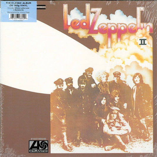 Image of Front Cover of 4254392S: LP - LED ZEPPELIN, Led Zeppelin II (Atlantic; 8122796640, Europe 2020 Reissue, Gatefold, 180 Gram Vinyl.)   NEW/NEW