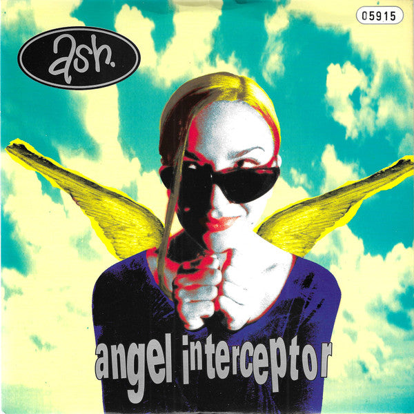 Image of Front Cover of 7" - VG+/VG+ - ASH, Angel Interceptor (Infectious Records; INFECT27S, UK 1995, Picture Sleeve, Numbered, Limited Edition), No. 07362.,  - 4316643C