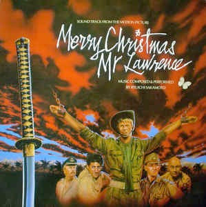 Image of Front Cover of LP - VG/VG - RYUICHI SAKAMOTO, Merry Christmas, Mr Lawrence (Virgin Green/Red; V 2276, UK 1983), Hairlines, couple of small light scratches, edge wear, creases,  - 3446340S