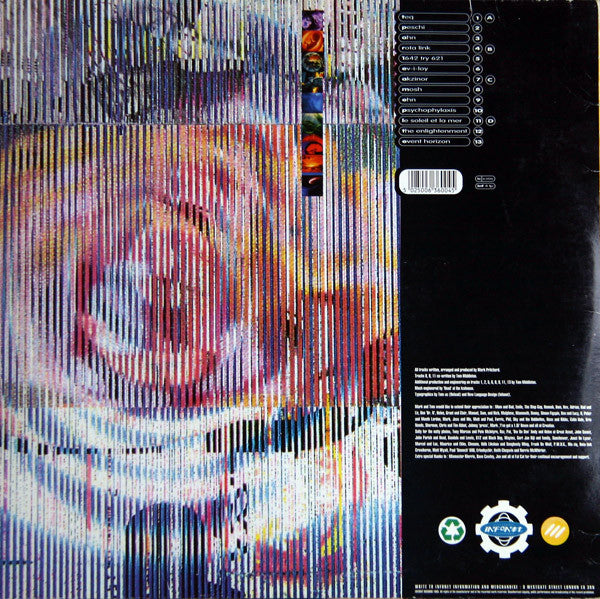 Image of Back Cover of 3624139E: 2xLP - RELOAD (MARK PRITCHARD & TOM MIDDLETON), A Collection Of Short Stories (Infonet; inf 4 lp , UK 1993, Picture Sleeve, Booklet) Water Damage To Sleeve  G+/VG