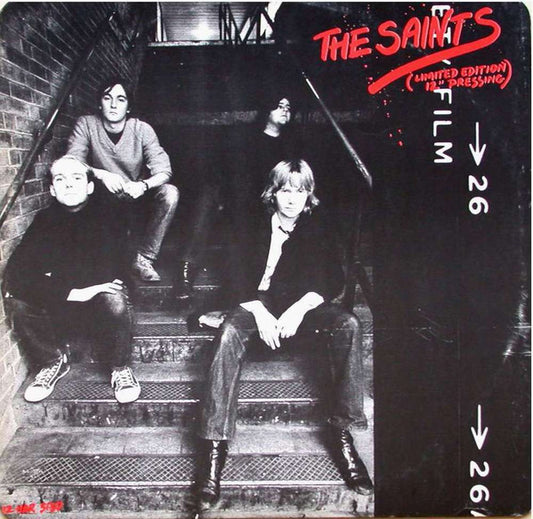 Image of Front Cover of 12" - VG/VG - SAINTS, This Perfect Day (Harvest; 12HAR5130, UK 1977, Picture Sleeve), Stickered sleeve, hairlines, edge & ring wear,  - 3746229S