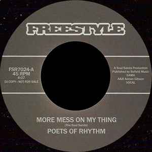 Image of Back Cover of 7" - VG/VG+ - POETS OF RHYTHM / BUDOS BAND, More Mess On My Thing / Budos Theme (Freestyle; FSR7024, UK 2006, Company Sleeve), ,  - 2516337C
