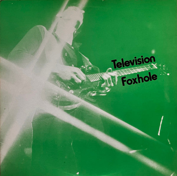 Image of Front Cover of 12" - VG/G+ - TELEVISION, Foxhole (Elektra; K12287, UK 1978, Green Sleeve, Red Vinyl), Hairlines, edge wear & creasing,  - 3646125S