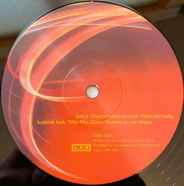 Image of Label Cover of LP - NEW/NEW - COCTEAU TWINS, Heaven Or Las Vegas (4AD; Cad3420, UK 2023 Reissue, Inner), ,  - 6016024C