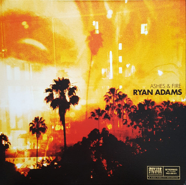 Image of Front Cover of LP - VG+/VG+ - RYAN ADAMS, Ashes and Fire (Columbia / Pax; 88697973101, Europe 2011, Gatefold, Inner & Insert), ,  - 3926265E