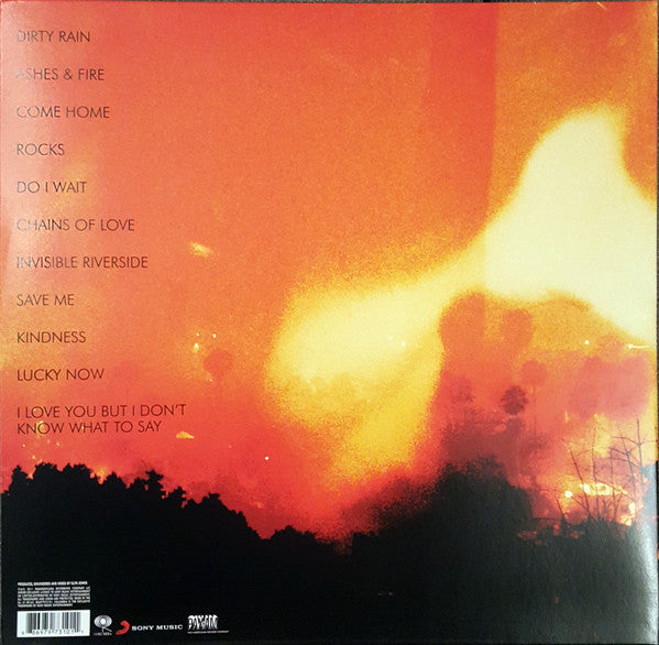 Image of Back Cover of LP - VG+/VG+ - RYAN ADAMS, Ashes and Fire (Columbia / Pax; 88697973101, Europe 2011, Gatefold, Inner & Insert), ,  - 3926265E