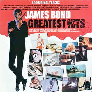 Image of Front Cover of LP - VG+/VG+ - VARIOUS, James Bond Greatest Hits (EMI; EMTV007, UK 1982), ,  - 2526371E