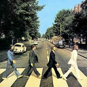 Image of Front Cover of LP - VG+/VG - THE BEATLES, Abbey Road (Apple; PCS 7088, UK 1969, Laminated Sleeve, 1st Press Variation, No "Her Majesty" On Label or Sleeve, Apple Logo Misaligned On Sleeve, YEX 749-2 750-1 Matrix), Record has a few of the lightest hairlines only - strong VG. Sleeve in great shape. ,  - 2226425E