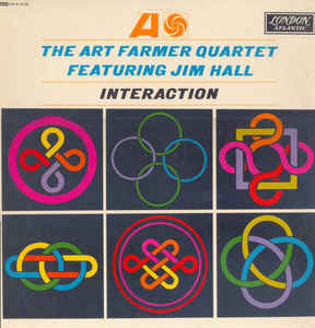 Image of Front Cover of LP - VG/VG+ - ART FARMER FEAT. JIM HALL, Interaction (London Atlantic; HA-K 8135, UK 1963, Flipback Sleeve, Mono), ,  - 1826392E