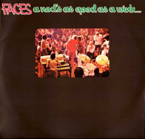 Image of Front Cover of LP - VG/VG - FACES, A Nod's As Good As A Wink (WB Green; K 56006, UK 1971, No Poster, Smaller Photos On Front And Back Sleeves), Edge Wear,  - 3146081S