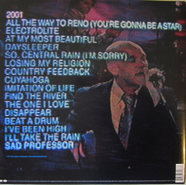 Image of Back Cover of 2xLP - NEW/NEW - R.E.M., Unplugged 2001 (Rhino Records; 603497899883, Europe 2014, Insert), Sealed., A revealing snapshot of R.E.M. at their peak, stripping back songs from across their catalogue for a more intimate take on their alternative rock sound. From  Losing My Religion  to deeper cuts, it captures the band s knack for turning even their biggest songs into something understated and atmospheric. - 3536219E