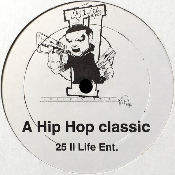 Image of Back Cover of 4525328E: 12" - TRAGEDY, Pass Da Tek / Da Funk Mode (Large Professor remixes) (25 To Life Entertainment; 25, US 1995)   /VG