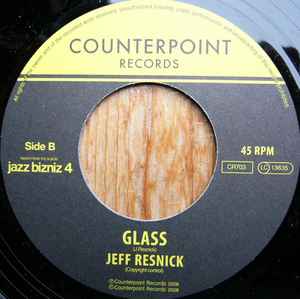 Image of Back Cover of 7" - /EX - SAL DAVIS / JEFF RESNICK, Makini / Glass (Counterpoint Records; CRS703, UK 2008), ,  - 2956083S