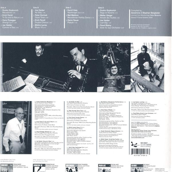 Image of Back Cover of 2xLP - VG/G+ - VARIOUS, Focus Jazz: More Modern Jazz From The Wewerka Archive 1966-1969 (Sonar Kollektiv; SK108LP, Germany 2007), B-Side is G+, A,C & D Sides are VG+.,  - 2426054E