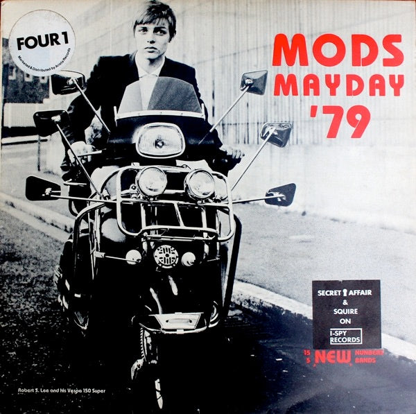 Image of Front Cover of LP - VG+/VG - VARIOUS, Mods Mayday '79 (Bridge House Records; FOUR 1, UK 1979, "Nunbers" Misprint Sleeve, .), Vinyl would be VG+ but downgraded for slight fogging. ,  - 2026021E