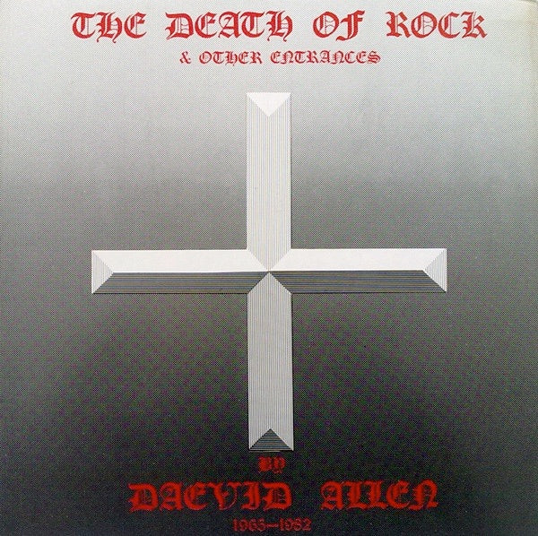 Image of Front Cover of 2314642C: LP - DAEVID ALLEN, The Death of Rock and Other Entrances (Shanghai; HAI201, UK 1982, Insert)   VG+/VG+