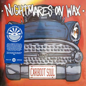 Image of Front Cover of 2xLP - NEW/NEW - NIGHTMARES ON WAX, Carboot Soul (Warp; WARPLP61R, UK 2014 Reissue, Gatefold, 2 Inners, Download Code), , Warp presents double vinyl repress of the Nightmares On Wax back catalogue. All of the albums include printed inner sleeves and a download card for the full audio. Reissue of Nightmares On Wax's third album from 1999. Four years on from the critically acclaimed 'Smokers Delight', the follow-up is an extension of the dreamy soul and jazz-influenced downtempo hip ho