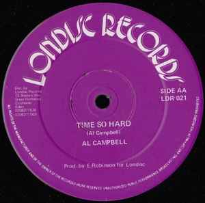 Image of Front Cover of 1144303S: 12" - FRANKIE PAUL / AL CAMPBELL, It's You I Love / Time So Hard (Londisc; LDR021, UK 1980s) Light marks only.  /VG