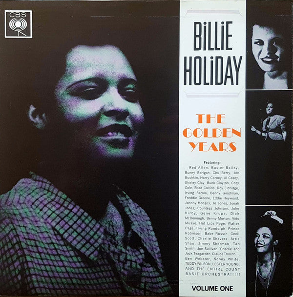 Image of Front Cover of LP - VG/VG+ - BILLIE HOLIDAY, Golden Years Vol. 1 (CBS Orange (33 On Label); BPG 62037, UK 1962, Insert, Mono), ,  - 3626122E
