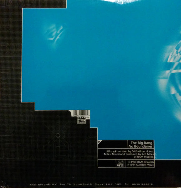 Image of Back Cover of 12" - VG/VG - FLATLINER, The Big Bang / No Boundaries (Ram; RAMM9, UK 1994, Picture Sleeve), ,  - 3226045E