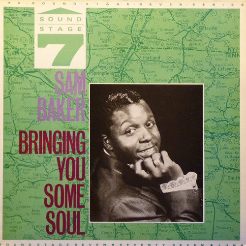 Image of Front Cover of LP - VG/VG+ - SAM BAKER, Bringing You Some Soul (Charly R&B; CRB 1137, UK 1986), ,  - 0526071E