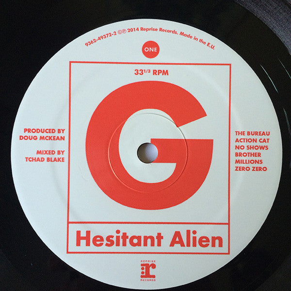 Image of Label Cover of LP - VG/VG+ - GERARD WAY, Hesitant Alien (Reprise; 9362-49372-2, UK 2014, Inner), Sleeve a little grubby. ,  - 2326321E