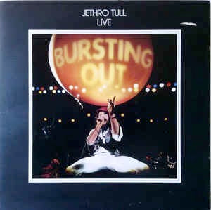 Image of Front Cover of 3314255C: 2xLP - JETHRO TULL, Bursting Out (Chrysalis Blue/White; CJT4, UK 1978, Embossed Gatefold, 2 Inners)   VG/VG+