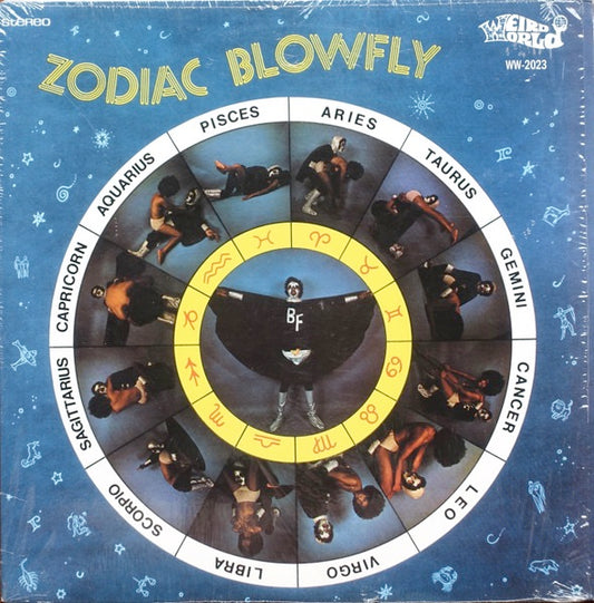 Image of Front Cover of 3314332C: LP - BLOWFLY, Zodiac Blowfly (Weird World; WW-2023, US 2000s Reissue)   VG+/VG