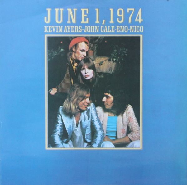 Image of Front Cover of LP - VG/VG+ - KEVIN AYERS, JOHN CALE, ENO & NICO, June 1, 1974 (Island Blue - Night and Day; ILPS 9291, UK 1980s Reissue, Black Inner), Ring Wear,  - 0746182S