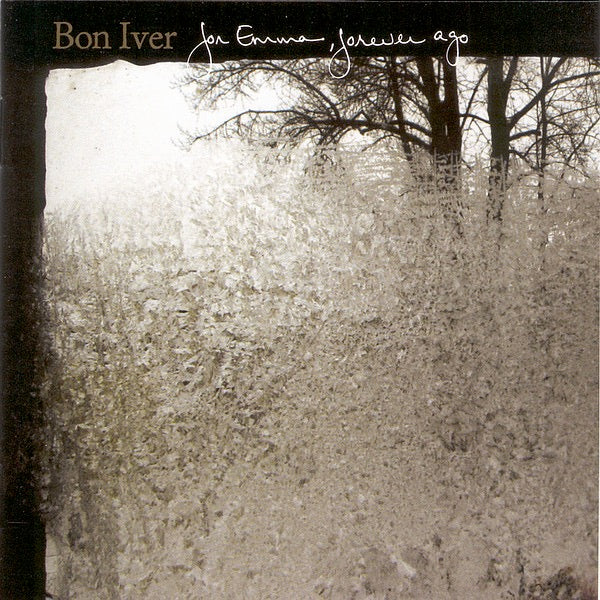 Image of Front Cover of LP - VG/VG+ - BON IVER, For Emma, Forever Ago (4AD; CAD 2809, UK 2008, Insert, White Text Copyright on Rear Sleeve), spine creases,  - 3746076S